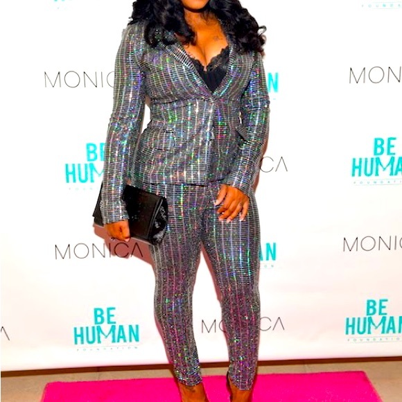 Metallic sparkling Disco Set XL - Picture 1 of 8